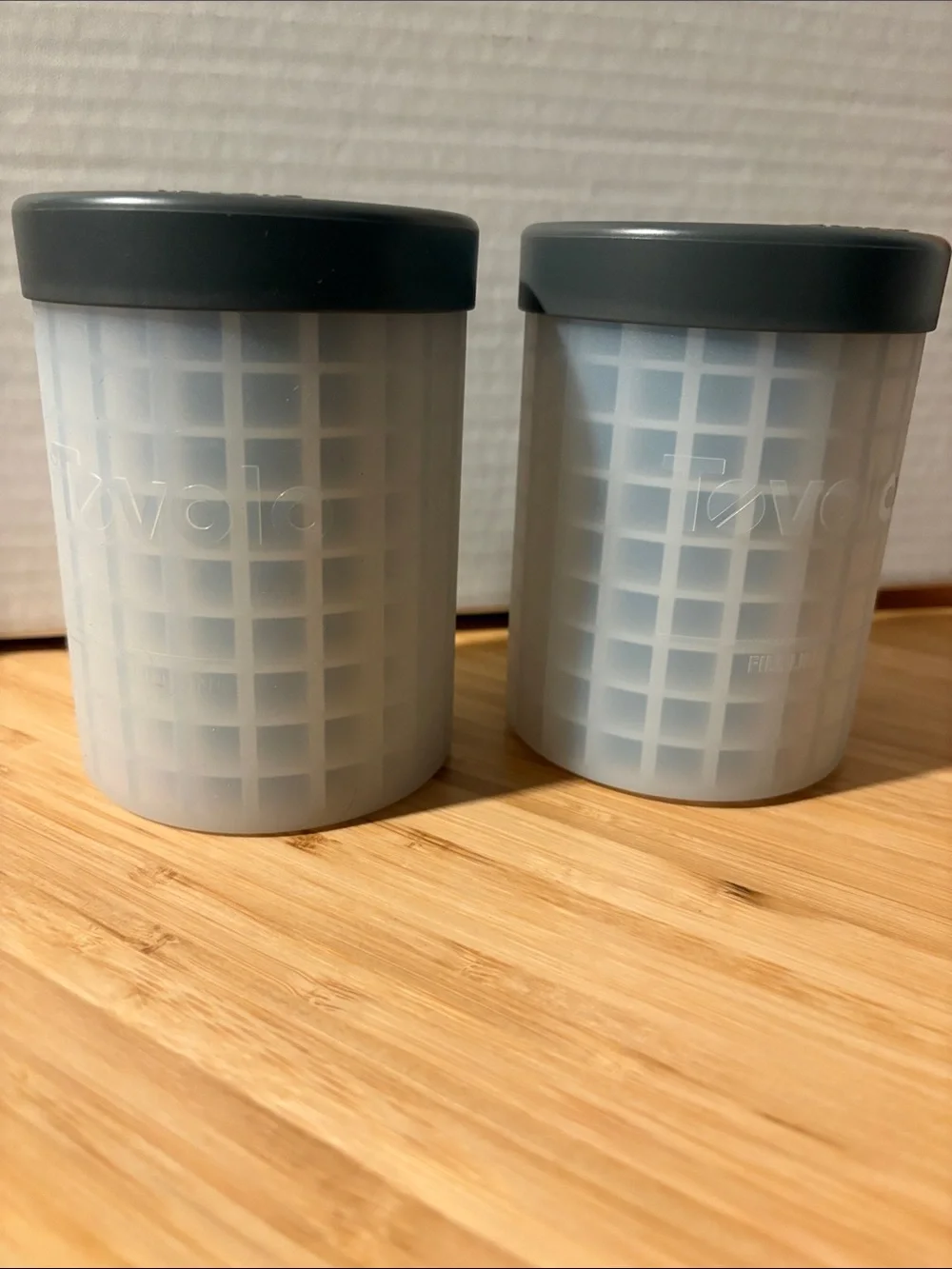 Tovolo Grey Silicone Ice Cube Molds - Set of 2